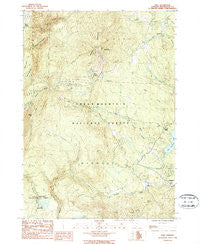 Peru Vermont Historical topographic map, 1:24000 scale, 7.5 X 7.5 Minute, Year 1986