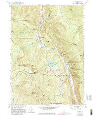 Pico Peak Vermont Historical topographic map, 1:24000 scale, 7.5 X 7.5 Minute, Year 1961