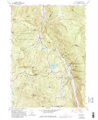 Pico Peak Vermont Historical topographic map, 1:24000 scale, 7.5 X 7.5 Minute, Year 1961