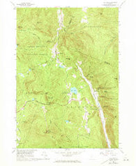 Pico Peak Vermont Historical topographic map, 1:24000 scale, 7.5 X 7.5 Minute, Year 1961