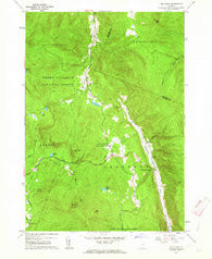 Pico Peak Vermont Historical topographic map, 1:24000 scale, 7.5 X 7.5 Minute, Year 1961