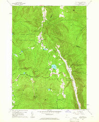 Pico Peak Vermont Historical topographic map, 1:24000 scale, 7.5 X 7.5 Minute, Year 1961