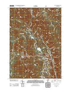 Pico Peak Vermont Historical topographic map, 1:24000 scale, 7.5 X 7.5 Minute, Year 2012