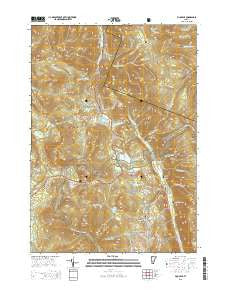 Pico Peak Vermont Current topographic map, 1:24000 scale, 7.5 X 7.5 Minute, Year 2015