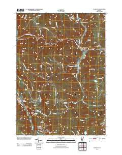 Plymouth Vermont Historical topographic map, 1:24000 scale, 7.5 X 7.5 Minute, Year 2012