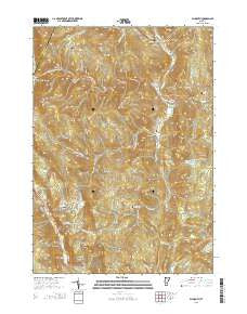 Plymouth Vermont Current topographic map, 1:24000 scale, 7.5 X 7.5 Minute, Year 2015
