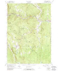 Plymouth Vermont Historical topographic map, 1:24000 scale, 7.5 X 7.5 Minute, Year 1966