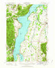 Port Henry Vermont Historical topographic map, 1:62500 scale, 15 X 15 Minute, Year 1945