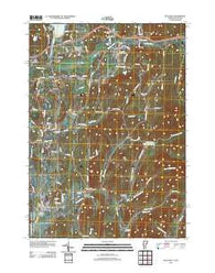 Poultney Vermont Historical topographic map, 1:24000 scale, 7.5 X 7.5 Minute, Year 2012