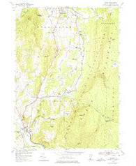 Pownal Vermont Historical topographic map, 1:24000 scale, 7.5 X 7.5 Minute, Year 1954