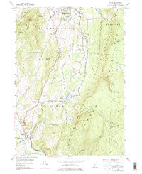 Pownal Vermont Historical topographic map, 1:24000 scale, 7.5 X 7.5 Minute, Year 1954
