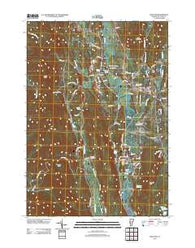Proctor Vermont Historical topographic map, 1:24000 scale, 7.5 X 7.5 Minute, Year 2012