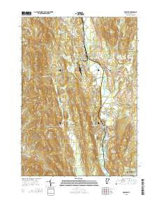 Proctor Vermont Current topographic map, 1:24000 scale, 7.5 X 7.5 Minute, Year 2015