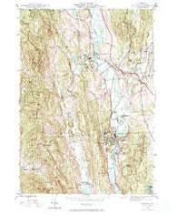 Proctor Vermont Historical topographic map, 1:24000 scale, 7.5 X 7.5 Minute, Year 1944