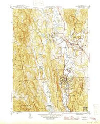 Proctor Vermont Historical topographic map, 1:31680 scale, 7.5 X 7.5 Minute, Year 1944