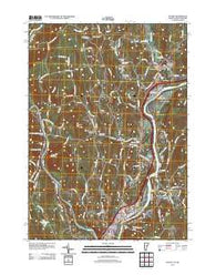Putney Vermont Historical topographic map, 1:24000 scale, 7.5 X 7.5 Minute, Year 2012