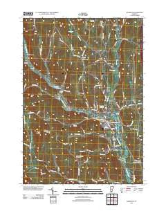 Randolph Vermont Historical topographic map, 1:24000 scale, 7.5 X 7.5 Minute, Year 2012