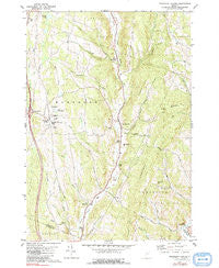 Randolph Center Vermont Historical topographic map, 1:24000 scale, 7.5 X 7.5 Minute, Year 1981