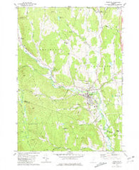 Randolph Vermont Historical topographic map, 1:24000 scale, 7.5 X 7.5 Minute, Year 1981