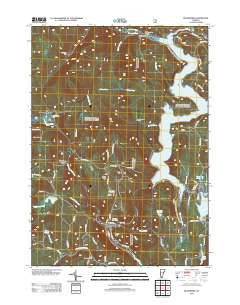 Readsboro Vermont Historical topographic map, 1:24000 scale, 7.5 X 7.5 Minute, Year 2012