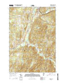 Richford Vermont Current topographic map, 1:24000 scale, 7.5 X 7.5 Minute, Year 2015