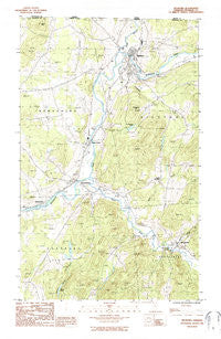 Richford Vermont Historical topographic map, 1:24000 scale, 7.5 X 7.5 Minute, Year 1986