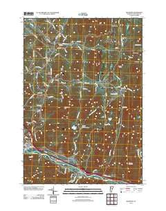 Richmond Vermont Historical topographic map, 1:24000 scale, 7.5 X 7.5 Minute, Year 2012