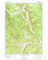 Rochester Vermont Historical topographic map, 1:24000 scale, 7.5 X 7.5 Minute, Year 1970