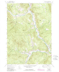 Rochester Vermont Historical topographic map, 1:24000 scale, 7.5 X 7.5 Minute, Year 1970