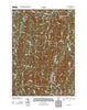 Roxbury Vermont Historical topographic map, 1:24000 scale, 7.5 X 7.5 Minute, Year 2012