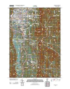 Rutland Vermont Historical topographic map, 1:24000 scale, 7.5 X 7.5 Minute, Year 2012