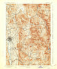 Rutland Vermont Historical topographic map, 1:62500 scale, 15 X 15 Minute, Year 1893