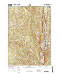 Saint Johnsbury Vermont Current topographic map, 1:24000 scale, 7.5 X 7.5 Minute, Year 2015