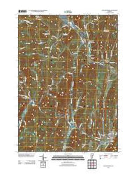 Saxtons River Vermont Historical topographic map, 1:24000 scale, 7.5 X 7.5 Minute, Year 2012