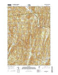 Saxtons River Vermont Current topographic map, 1:24000 scale, 7.5 X 7.5 Minute, Year 2015