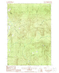 Seneca Mountain Vermont Historical topographic map, 1:24000 scale, 7.5 X 7.5 Minute, Year 1988