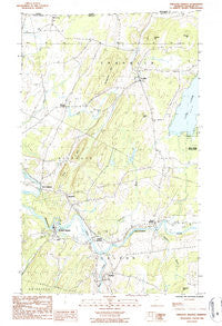 Sheldon Springs Vermont Historical topographic map, 1:24000 scale, 7.5 X 7.5 Minute, Year 1986