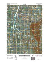 Snake Mountain Vermont Historical topographic map, 1:24000 scale, 7.5 X 7.5 Minute, Year 2012