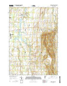 Snake Mountain Vermont Current topographic map, 1:24000 scale, 7.5 X 7.5 Minute, Year 2015