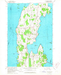 South Hero Vermont Historical topographic map, 1:24000 scale, 7.5 X 7.5 Minute, Year 1966
