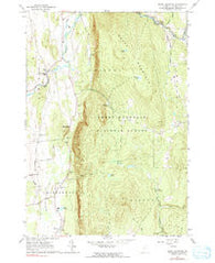 South Mountain Vermont Historical topographic map, 1:24000 scale, 7.5 X 7.5 Minute, Year 1963