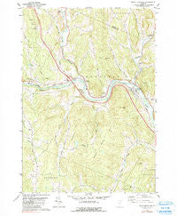 South Royalton Vermont Historical topographic map, 1:24000 scale, 7.5 X 7.5 Minute, Year 1981