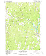 South Strafford Vermont Historical topographic map, 1:24000 scale, 7.5 X 7.5 Minute, Year 1981
