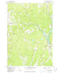 South Strafford Vermont Historical topographic map, 1:24000 scale, 7.5 X 7.5 Minute, Year 1981
