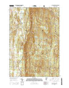 South Mountain Vermont Current topographic map, 1:24000 scale, 7.5 X 7.5 Minute, Year 2015