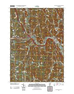 South Royalton Vermont Historical topographic map, 1:24000 scale, 7.5 X 7.5 Minute, Year 2012