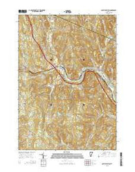 South Royalton Vermont Current topographic map, 1:24000 scale, 7.5 X 7.5 Minute, Year 2015