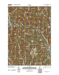 South Strafford Vermont Historical topographic map, 1:24000 scale, 7.5 X 7.5 Minute, Year 2012