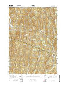 South Strafford Vermont Current topographic map, 1:24000 scale, 7.5 X 7.5 Minute, Year 2015