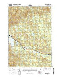 Spectacle Pond Vermont Current topographic map, 1:24000 scale, 7.5 X 7.5 Minute, Year 2015